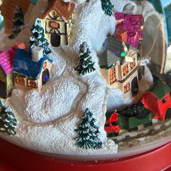 Balsam Hill Santa's Village Animated and Musical Snow Globe - Picture 4 of 14